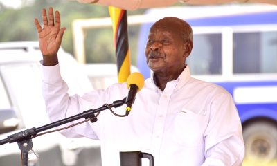 President Museveni makes an address
