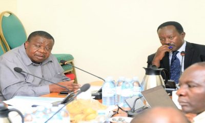 Minister Otafiire (right)